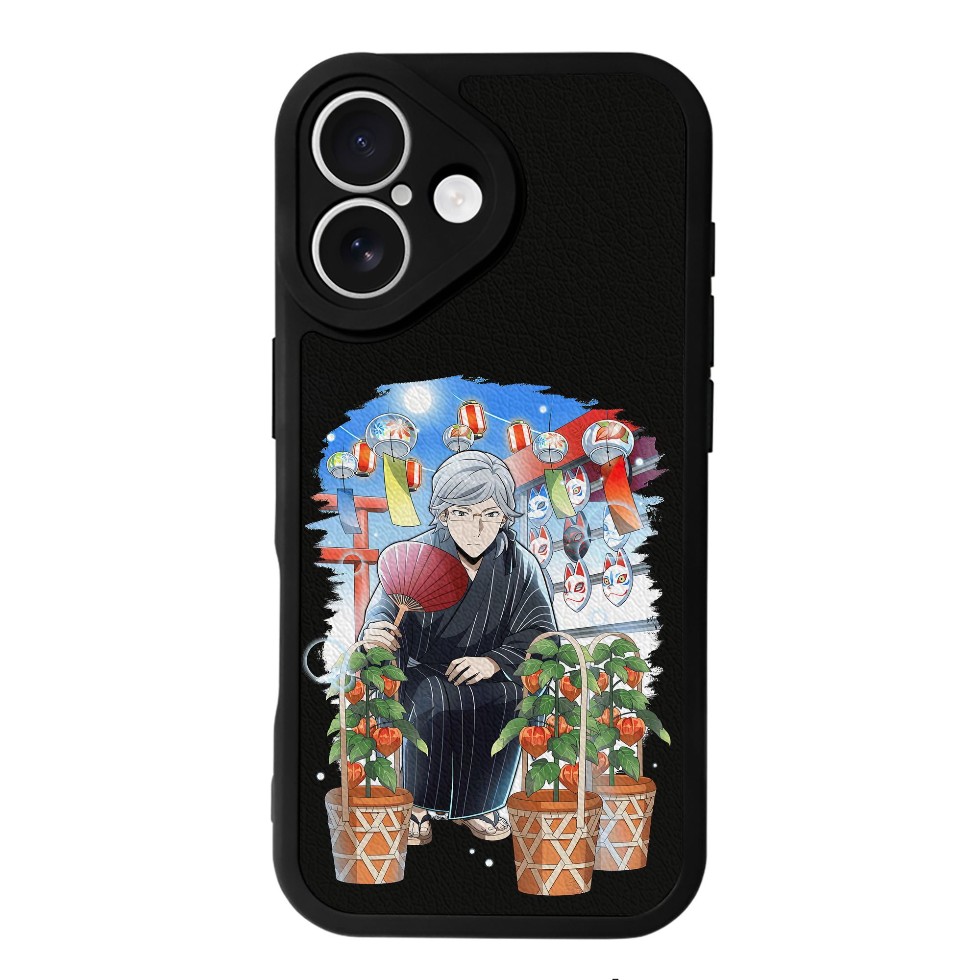 （画像用） 文豪ストレイドッグス Bungo Stray Dogs 【iPhone 16シリーズ対応】シリコンスマホケース（レザー調） 材質：シリコン